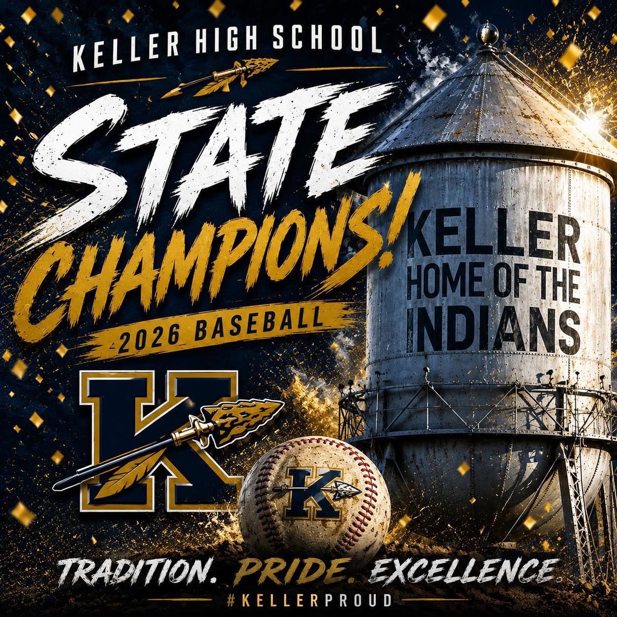 chrisnau's tweet photo. Way to go Keller! Won the state, mission accomplished https://t.co/1HTzG9Fdww