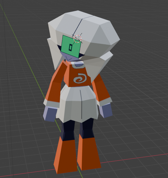 blekiscool's tweet photo. the tutorial i followed to rig her didn't really work properly so i still have more work to do..... hoping i can figure out face texture anims so she looks less creepy https://t.co/kqHhsPUEak