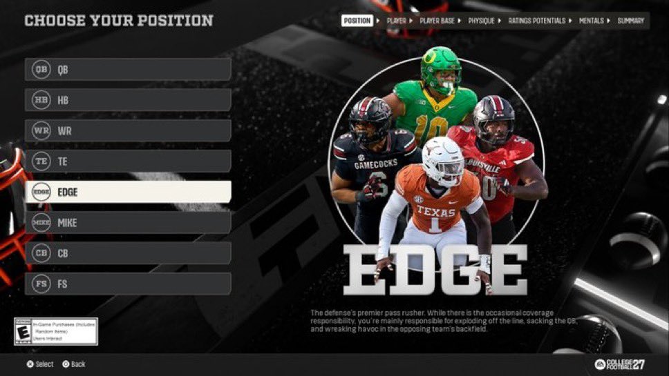 MayneForever's tweet photo. Ngl I just wanna play Collge Fottball 27 bro, like I genuinely cannot wait! #EquipmentCommunityWon #CFB27

📸: @bordeauxyoutube https://t.co/vUfoxJEwQK