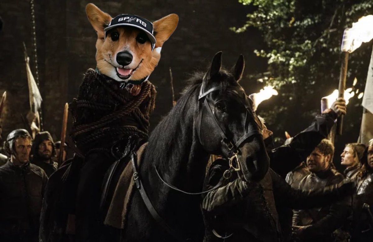 WesterosCentral's tweet photo. BREAKING — Westeros Central insider Varys has received a troubling report detailing the fate of false prophet Air Corgi.

House San Antonio - The land of the big ‘ol maidens - did not take kindly to his now seemingly heretic claims regarding the Spurs’ tilts and taken his head https://t.co/ggcTTAthAQ