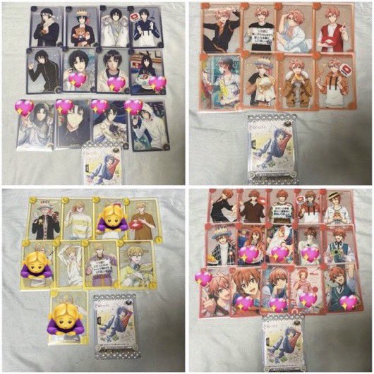282ttfb's tweet photo. 【交換/譲渡】アイドリッシュセブン アイナナ バースデービジュアルクリアカードコレクション 16 STAR SIGNS バースデーストア クリカ

譲→一織、三月、巳波、ナギ、陸、天、楽、龍之介、百、トウマ、悠、千

求→リプライ画像or 無印150円/ 💖330円

💖はひとまず新規SSRと交換優先
郵送のみ https://t.co/ys7G0QHErP