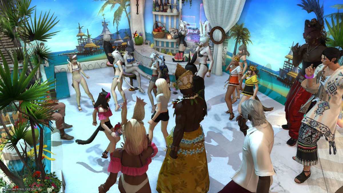 takesankamone's tweet photo. 昨日もロコパラ楽しかった！週末の癒し。
どうもアッシー君です🚗

#LocoBeach_ff14 https://t.co/UM2sbAP7TM