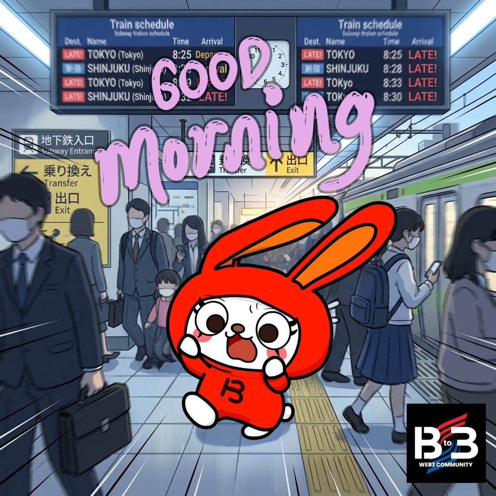 copenmaru's tweet photo. おはよう日曜日

＠B_to_3 #NFTs #Web3Community https://t.co/Ri19HZ39RC