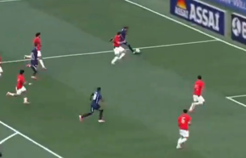 TouchlineX's tweet photo. 📸 - THAT WAS A PERFECT ASSIST BY RAPHINHA ON ENDRICK'S GOAL! https://t.co/wK1Z6djpGR