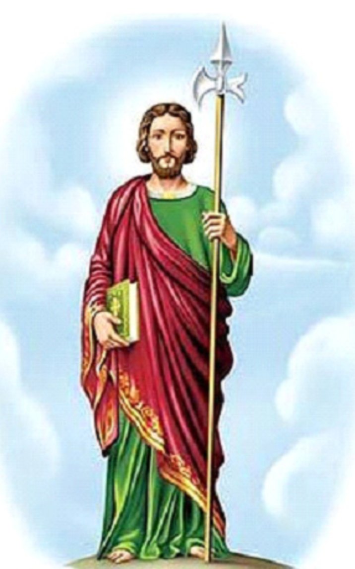 ProfJoaoCarlosM's tweet photo. São Judas Tadeu é o Santo das causas impossíveis. 
Rogai por nós São Judas Tadeu 🙏🏻
Peça sua intercessão em algo que parece impossível!🙏🏻🙏🏻🙏🏻 https://t.co/n7GYrsLmFP