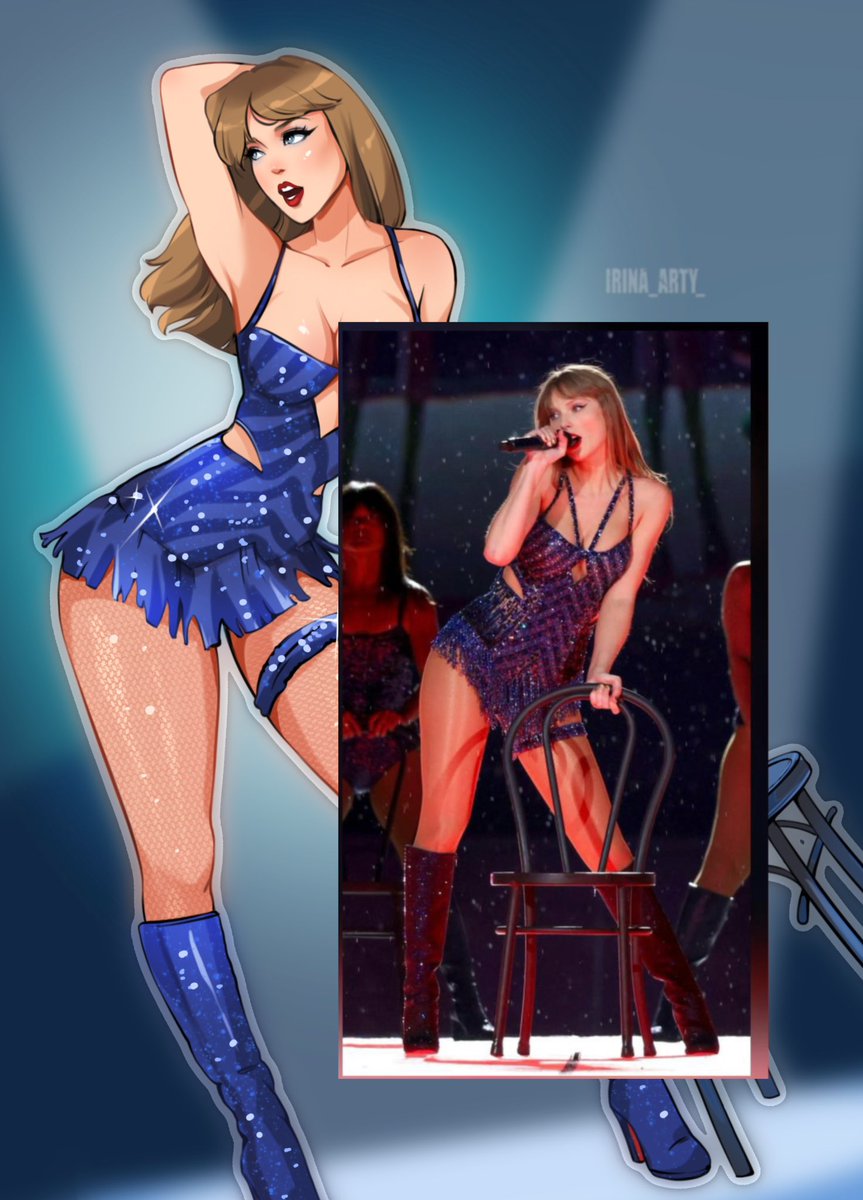 Irina_arty_'s tweet photo. And once again, Taylor steals the show 🤩 The last slide shows another commission from last year in the same outfit. These are stickers; the background was just added for the post🌟 https://t.co/eMbPFpuJRe