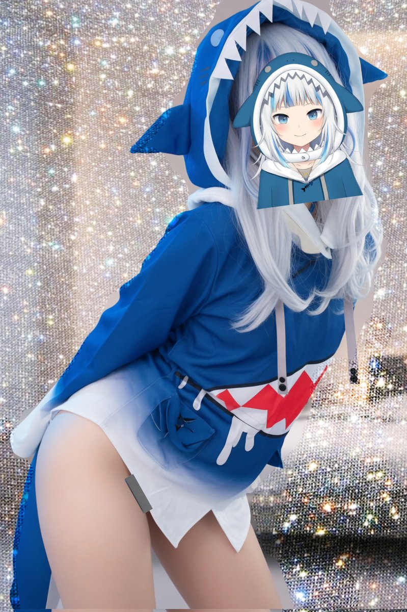 Mesgaki10's tweet photo. Gawr Gura! Don't just like the naughty stuff—show some love for the wholesome stuff too! 🦈 https://t.co/8NVCd9wy8l