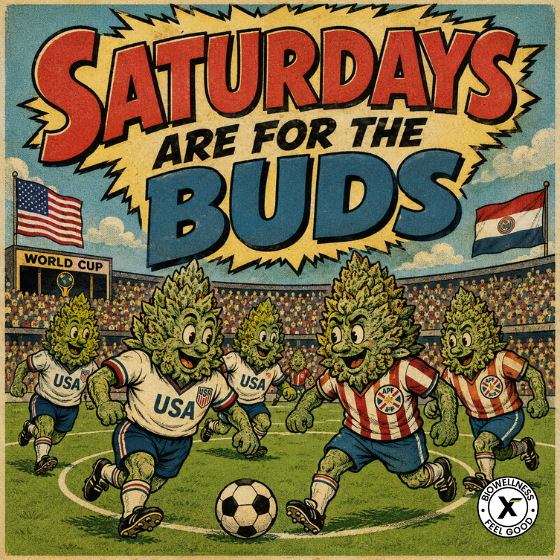BioWellnessX's tweet photo. Puff puff pass the footie. https://t.co/skX0VzNT7G