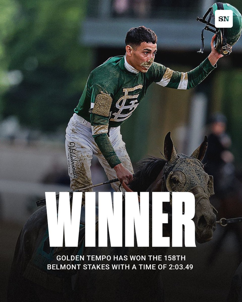 sportingnews's tweet photo. Cherie Devaux has made history with Golden Tempo by becoming the first female trainer to win two legs of the Triple Crown🏆🏆

Read more about the winner here: https://t.co/FQo9ZYmjoo https://t.co/MOozI10iRV