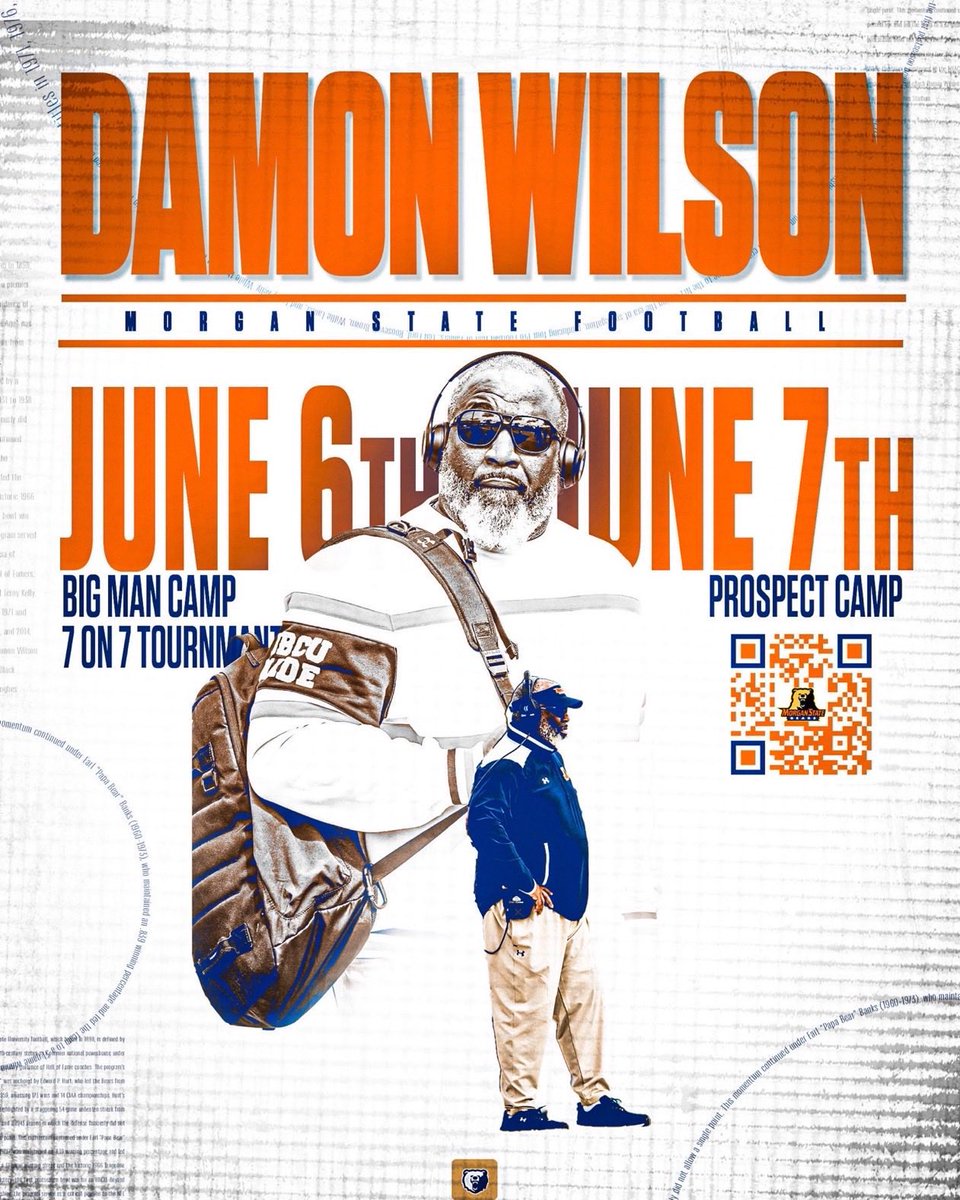 AadenMiller2027's tweet photo. I will be at Morgan State tomorrow can’t wait to compete !
@MSUBearsFB @Coach_Faunteroy @coachreddix https://t.co/aILPXA1quq