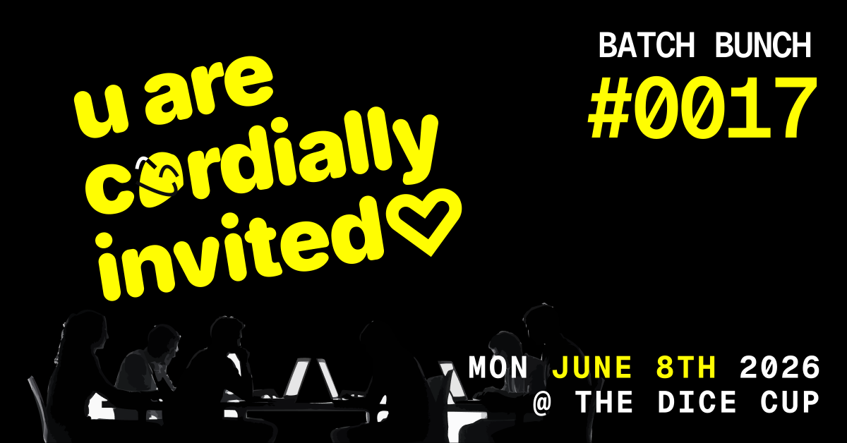 batch_bunch's tweet photo. 📅 Mark your calendar: https://t.co/WKnHxEraiE

Join us at Batch Bunch # 0017 to feel recharged by an evening spent alongside Nottingham's own community of builders and tinkerers 🫡 https://t.co/LFFH97gRZW