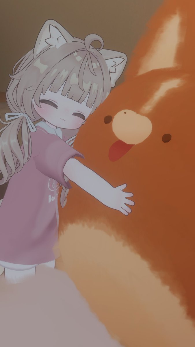Kyura__la's tweet photo. おはよーっ.ᐟ☀✨
日曜日楽しもうねっ( ⸝⸝⸝⩌⤚⩌*)

「ぎゅー！」

#FuriMeow #VRChat https://t.co/5TZIksK3dX