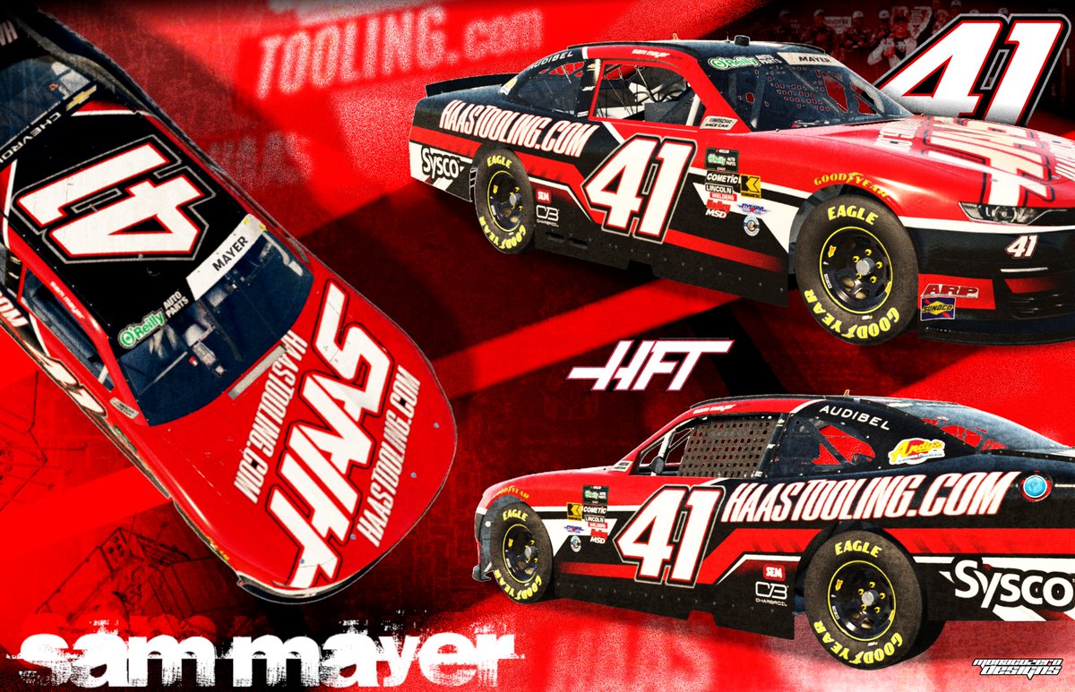 MonacoZero's tweet photo. SuperSam is here to save the day.
Here's a 2026 @sam_mayer_  / @HaasFactoryTeam  concept design that i whipped up. Hope you all enjoy.

#NASCAR I #ConceptDesign I #GraphicDesign https://t.co/Y6nihrUtM9