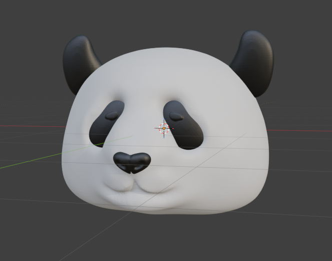 JohanAlarc51945's tweet photo. Hoy probe realizar también una escultura de un panda que les parece lo hice en Blender y tambien le coloque colores poco a poco aprendo mas del programa es muy genial. #Blender #3D #Practica #Diseño3D #Panda #escultura https://t.co/5XroZuq2NA
