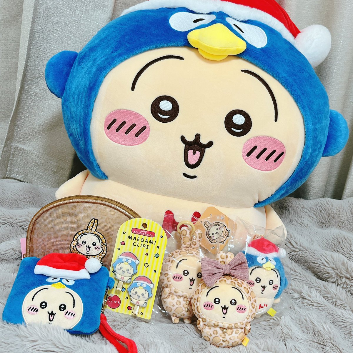 k_nit27's tweet photo. ちいかわドンキコラボは、
欲しいもの全部買えました🐰💓

朝から遠くまで運転してくれた
旦那に感謝🥹💛

豹柄うさぎが思ったより可愛すぎ🤭✨ https://t.co/WBZij9AQcL