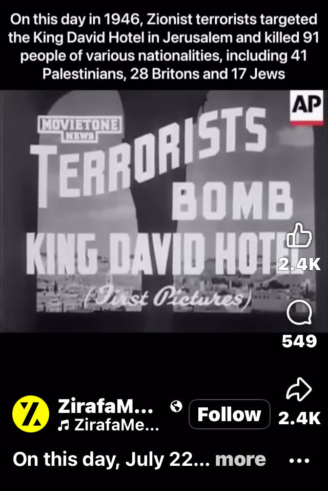 MrLeNadj's tweet photo. @VividProwess Gave? #Gaza and all #Palestine belong to #Palestinians. So, there is no ‘giving’; it’s all returning back to its rightful owners one day just like what happened to the crusaders. Land thieves never become owners! History 101!
#Hasbara went down the #ToileSbara! https://t.co/ydyUUMasFE