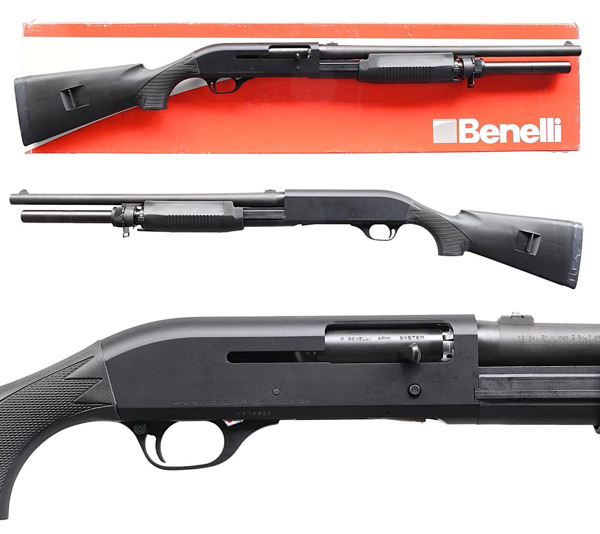 AutoMagArchive's tweet photo. Benelli/HK M3 Super 90 pump/auto 12GA shotgun https://t.co/7TYS4qOMEU