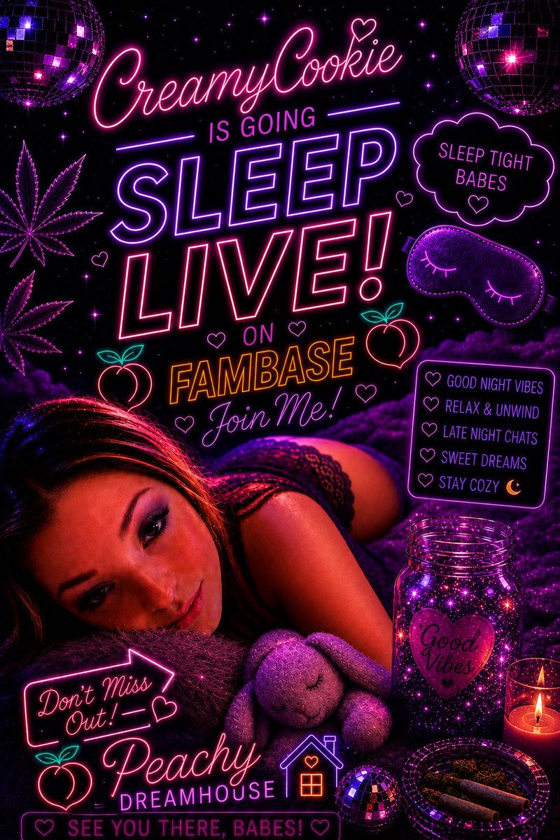 CR3AMYCOOKIE's tweet photo. Cum join me for a sleep stream!
I’ll be in bed with my lush in and your job is to wake me up 👀 don’t miss out! 
Click link here👇
https://t.co/dnCYiKwnLX https://t.co/o2jRAut9W7