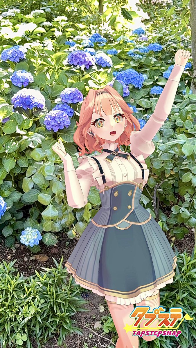 横浜イングリッシュガーデンのウナちゃん達 アジサイ・フェスティバル
