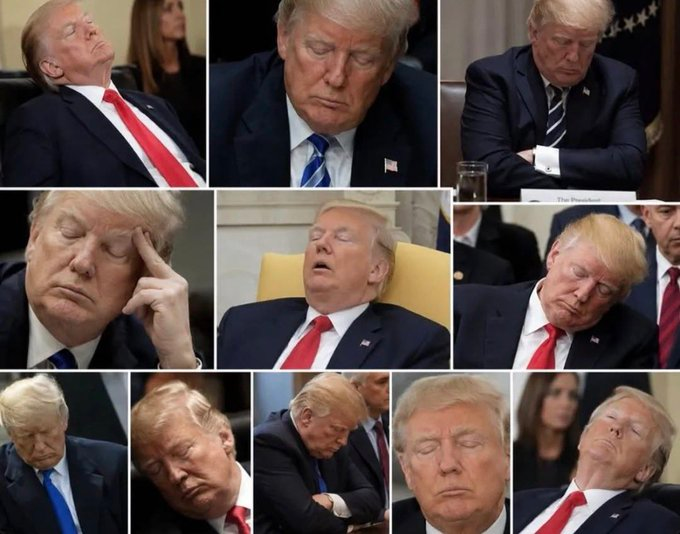 sashakmett1991's tweet photo. Сон разума порождает спящего Трампа. 
Хотя уж пусть лучше спит, чем величие строит. https://t.co/JKLIygUN7Y