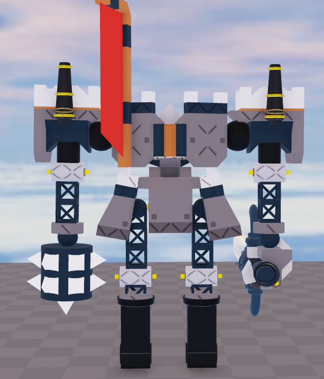 samarainoobXD's tweet photo. King redesign bc the current one is weldspam poop 
#studbuild #combatinitiation https://t.co/Jv8vS9xbVO