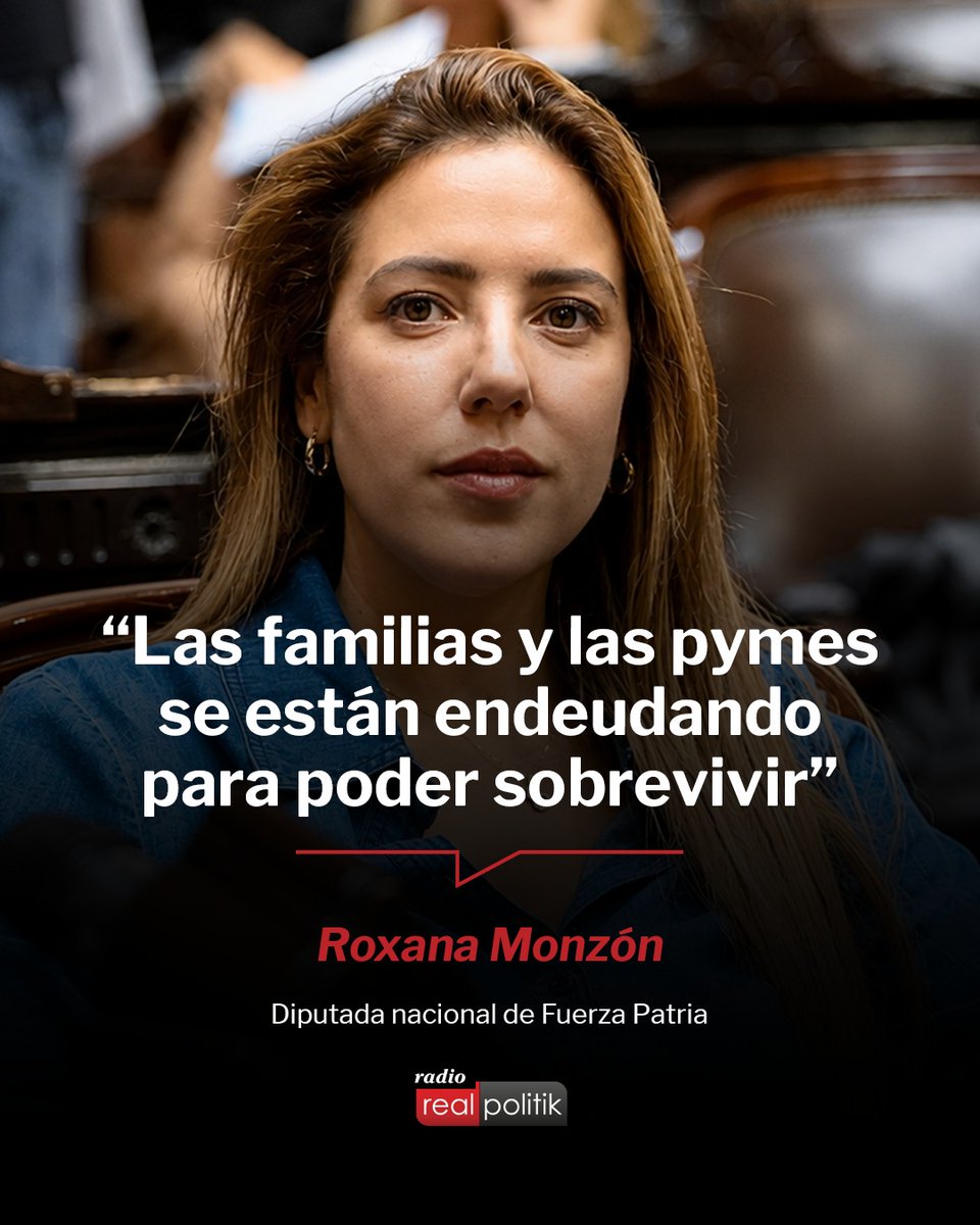 RealpolitikFM's tweet photo. 📻 La diputada nacional de Fuerza Patria, Roxana Monzón (@Roxy_Monzon), y la #FraseRealpolitik en #RealpolitikFM.

¡Mirá la nota completa acá!👇
https://t.co/em8Rn2euLE https://t.co/6b74yHue4W