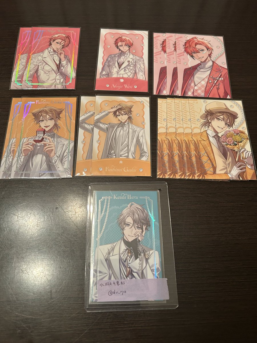 dv_ryo's tweet photo. 【交換・譲渡】にじさんじ Luminous Marriage ジューンブライド ランダムフォト風カード 缶バッチ 特典　Aグループ　2026

求：IDカードの方>定価+送料
※特典は🚹〜500/枚、🚺300/枚で譲渡可

譲：画像内参照

郵送でのお取引希望
お気軽にお声掛けくださいませ https://t.co/WpLFpwsBFB