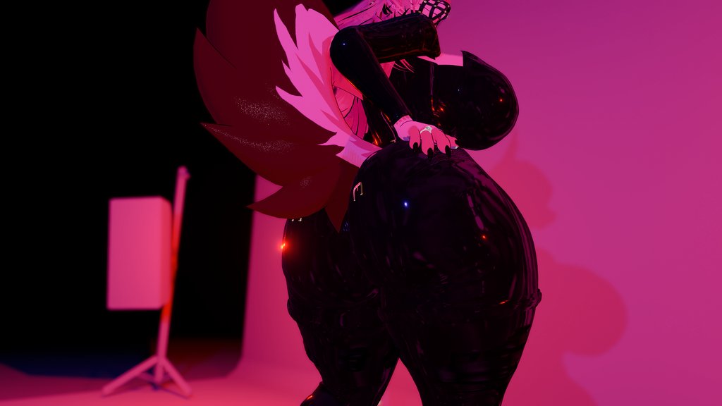 cabbittu's tweet photo. Latex booty 🖤✨ https://t.co/nVW7BudX0n