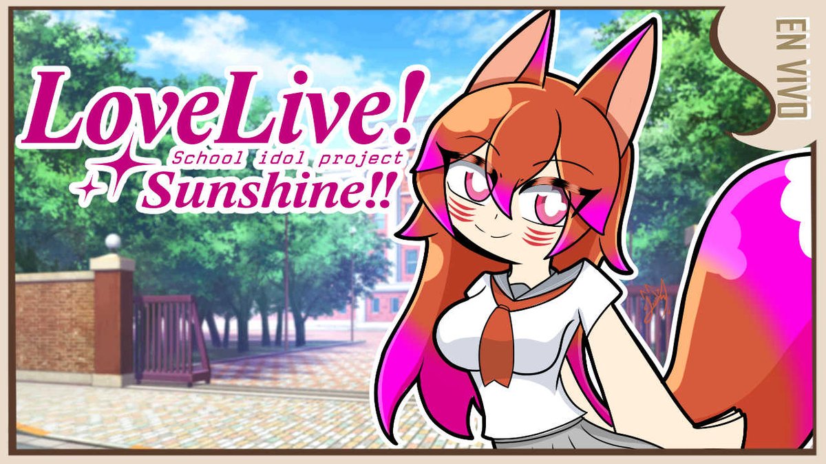 InariVtuber's tweet photo. 🦊🧧YA ESTAMOS EN VIVO🧧🦊
----------------------------------------------
Vamos a ver a Love Live Sunshine en el Anime Night!
----------------------------------------------
🧧Estamos en Twitch!🧧 https://t.co/Z4HabNajlA
