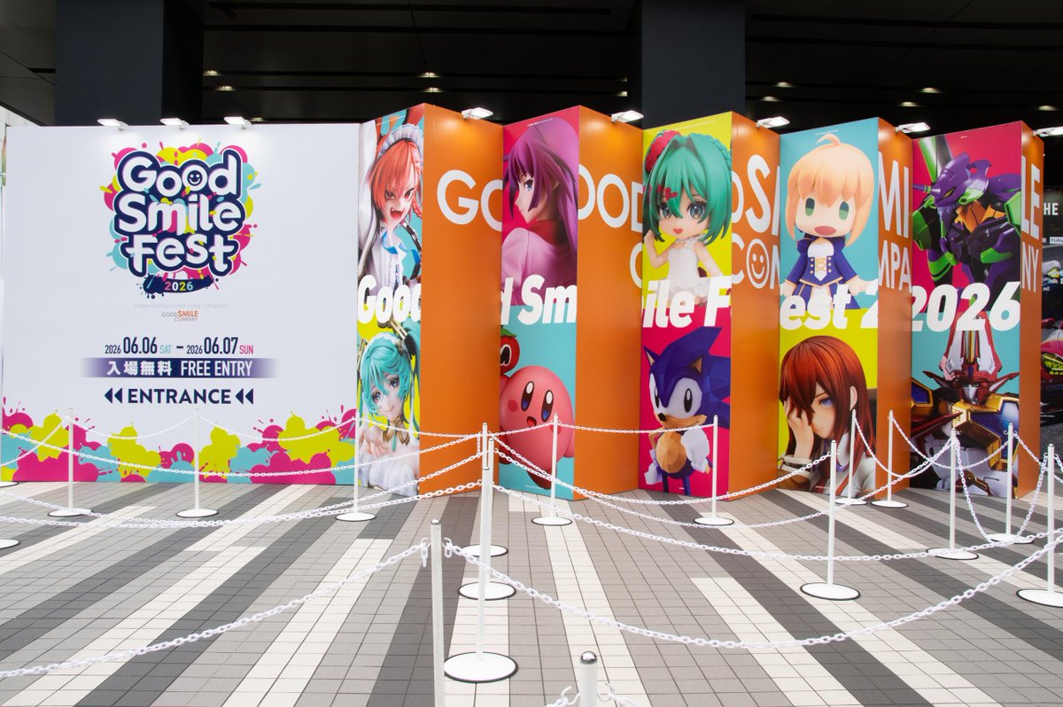 グッドスマイルフェス 2026 東京 二日目 スタート!!✨🙌 ＼ 本日は《18