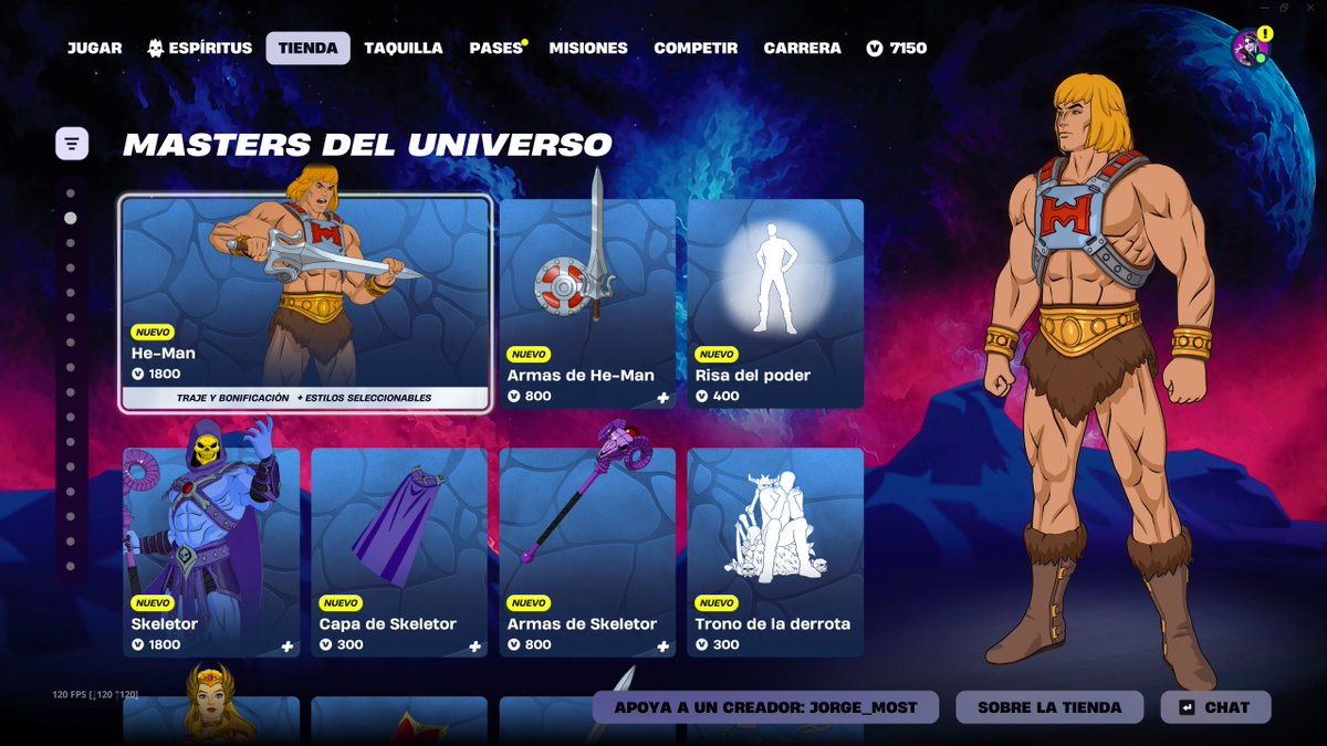 Jorge_Most's tweet photo. Nueva tienda bros!! Gracias de corazón a todos los que usáis mi código Jorge_Most , me ayuda mucho a seguir con todo esto ❤.

Enlace para comprar: https://t.co/vYOXEYBlD1

#EpicPartner💘 https://t.co/6wqGRtXqzh