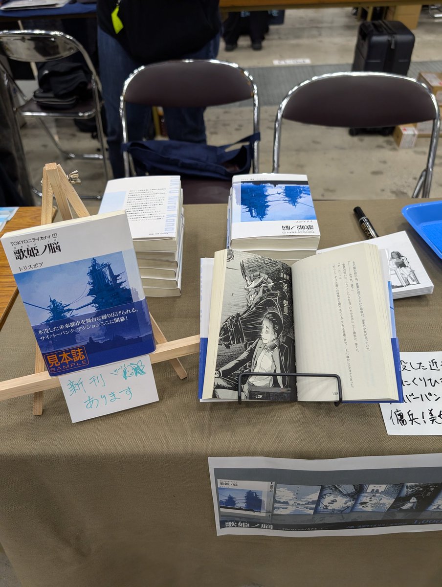 guiltyraven's tweet photo. #COMITIA156
おはようございます！設営できました〜！サークル『トリスボア』
東2ホール　ほ20b
でお待ちしております！！ https://t.co/BkGxzUnP4e