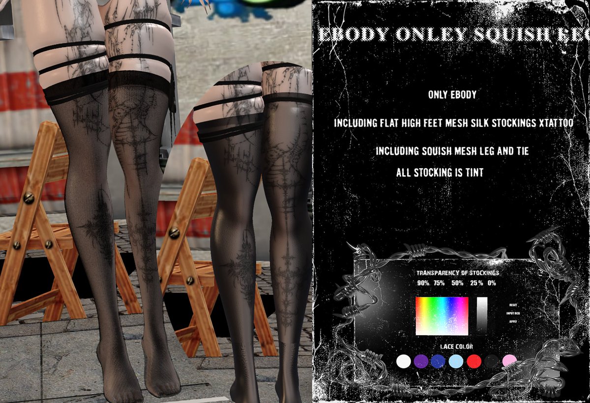 NaomiQi_DAE's tweet photo. = DAE = EBODY Squish LEG PACK
📷 Giveway 48hours time! [3 winner ]📷
Like / comment / share 
Soon released at@ The Squishie event June 6th (12 AM SLT) Opens
Taxi https://t.co/qU7cPL7lOB https://t.co/58VJHmctqd