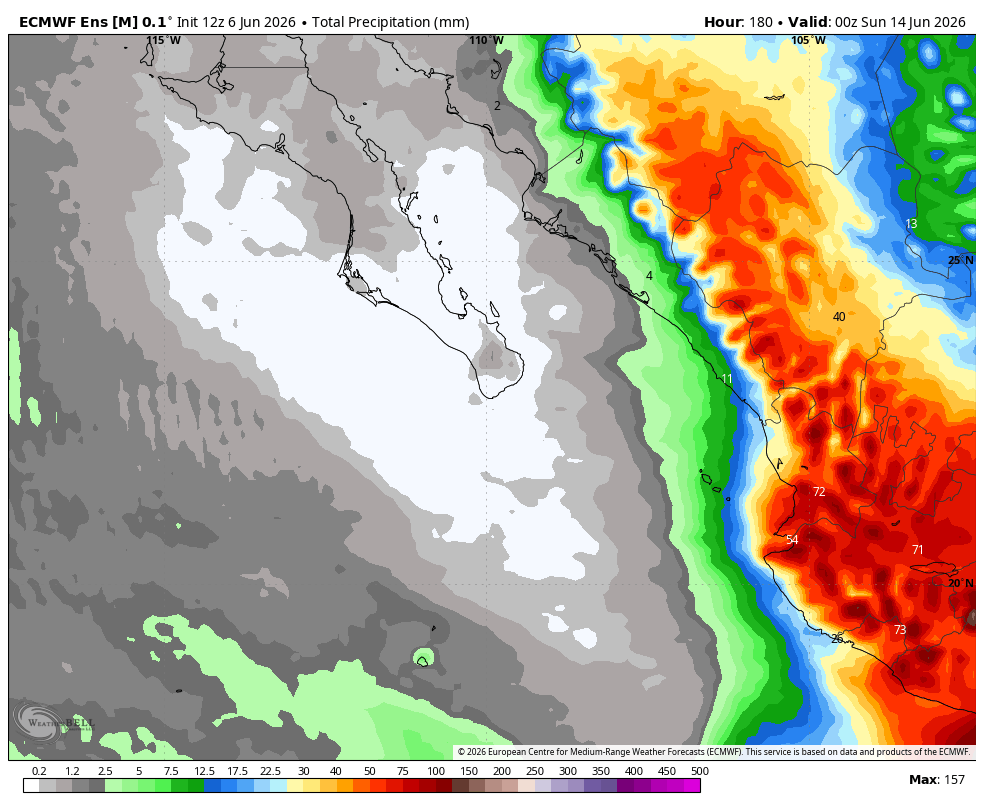 stmsin's tweet photo. Las lluvias llegarán la próxima semana a Sinaloa ⛈️

Pese a que el disturbio 91E impactará sobre el sur del país, sus remanentes podrían generar una oleada de humedad tropical sobre el noroeste de México.

⛈️ Esto favorecería con las primeras lluvias en Sinaloa a partir del martes, principalmente sobre zonas serranas.

Atentos a actualizaciones.