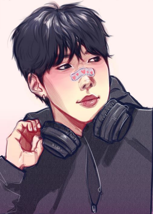shame_jpg's tweet photo. throwback to when i drew this jongwoo https://t.co/ktcZexiDBD