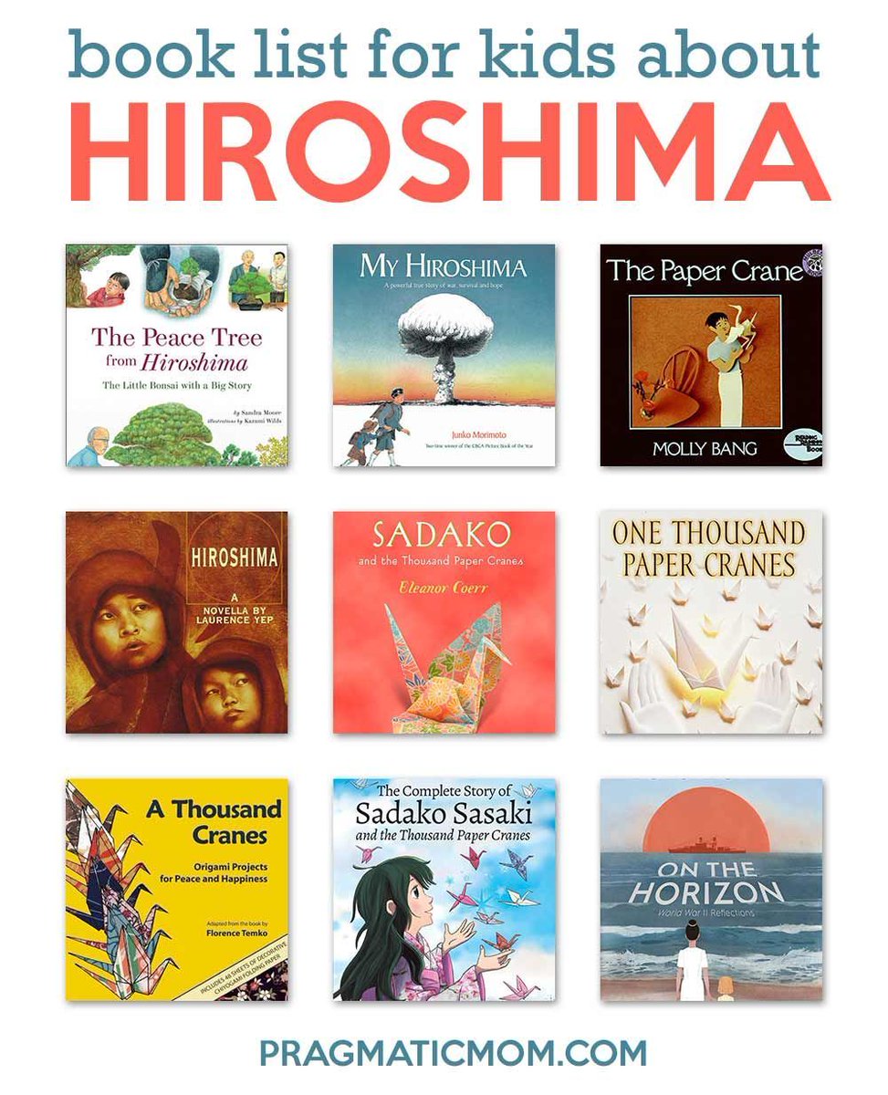 pragmaticmom's tweet photo. 15 Children’s Books on the Hiroshima and Nagasaki Bombings  https://t.co/tlfX0xQdeC via @pragmaticmom #ReadYourWorld #AAPI #AsianPacificAmericanHeritageMonth #KidLit #NuclearBomb #AtomicBomb https://t.co/kxbPiF6iSv