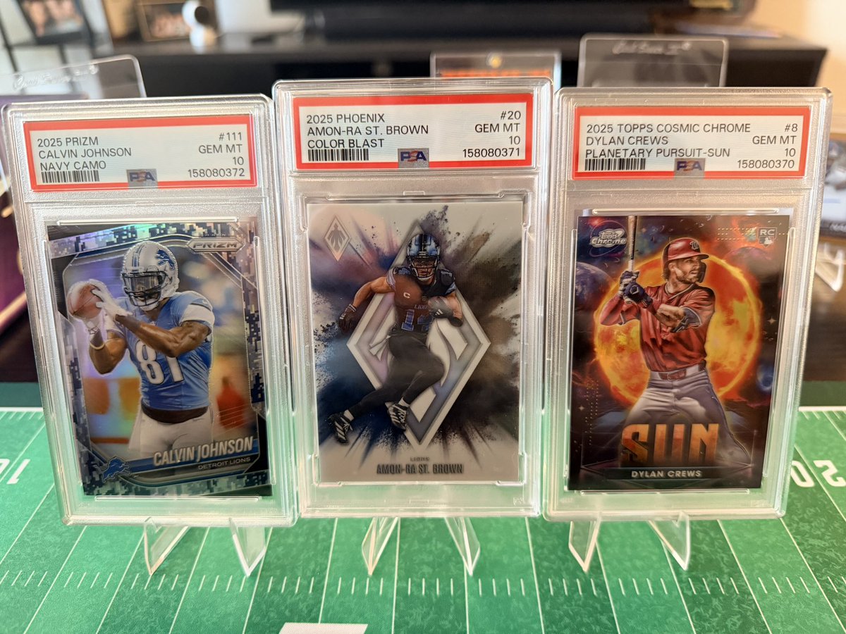 posttime5555's tweet photo. Latest PSA card submission arrived today via GameStop. These were submitted March 8th. 12 card lot, very happy with the results!

@CardPurchaser https://t.co/UJy5W8qv1v