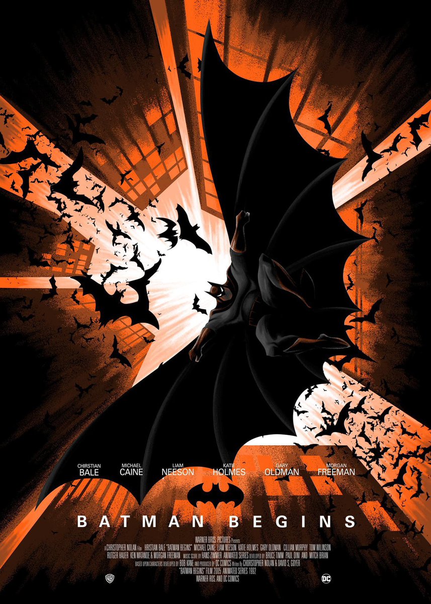 BatmanNotes's tweet photo. Batman Begins Poster with a Batman: The Animated Series look.
Artwork by Tom Uicich https://t.co/prLpgjfNKq