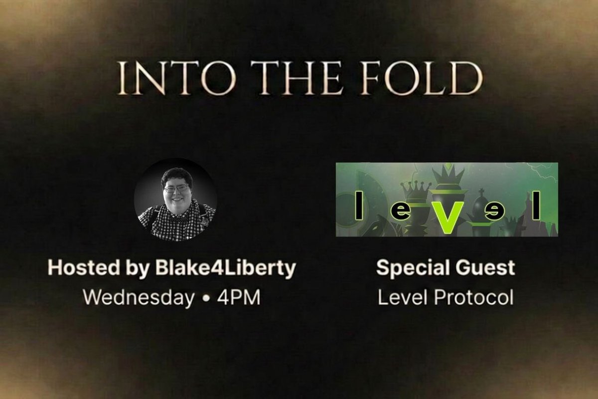 Blake4Liberty's tweet photo. Excited to be talking Level Protocol this Wednesday at 4PM EST!

Level is a gamified liquidity protocol. One click mints an NFT that represents your LP position. 

Fuse and level up your pieces to earn more of the pool!

Set your reminders down below! 👇 https://t.co/dTArsuhEeJ