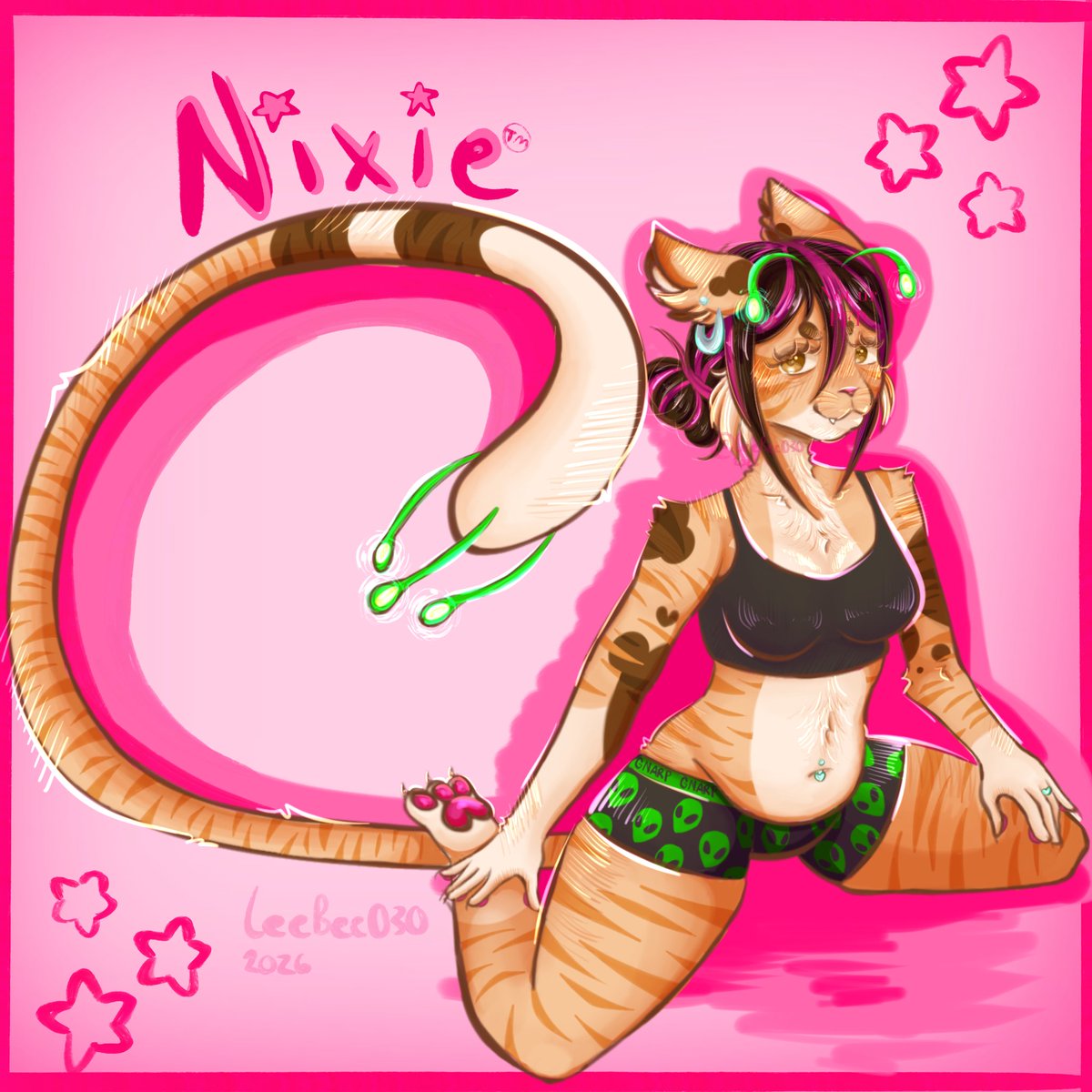 LeeBee030's tweet photo. 1st post on here &amp; it’s a drawing of my sona Nixie! Honestly i’m not sure how things work on here fr. 
#art #furryart https://t.co/mCMr5iltmO