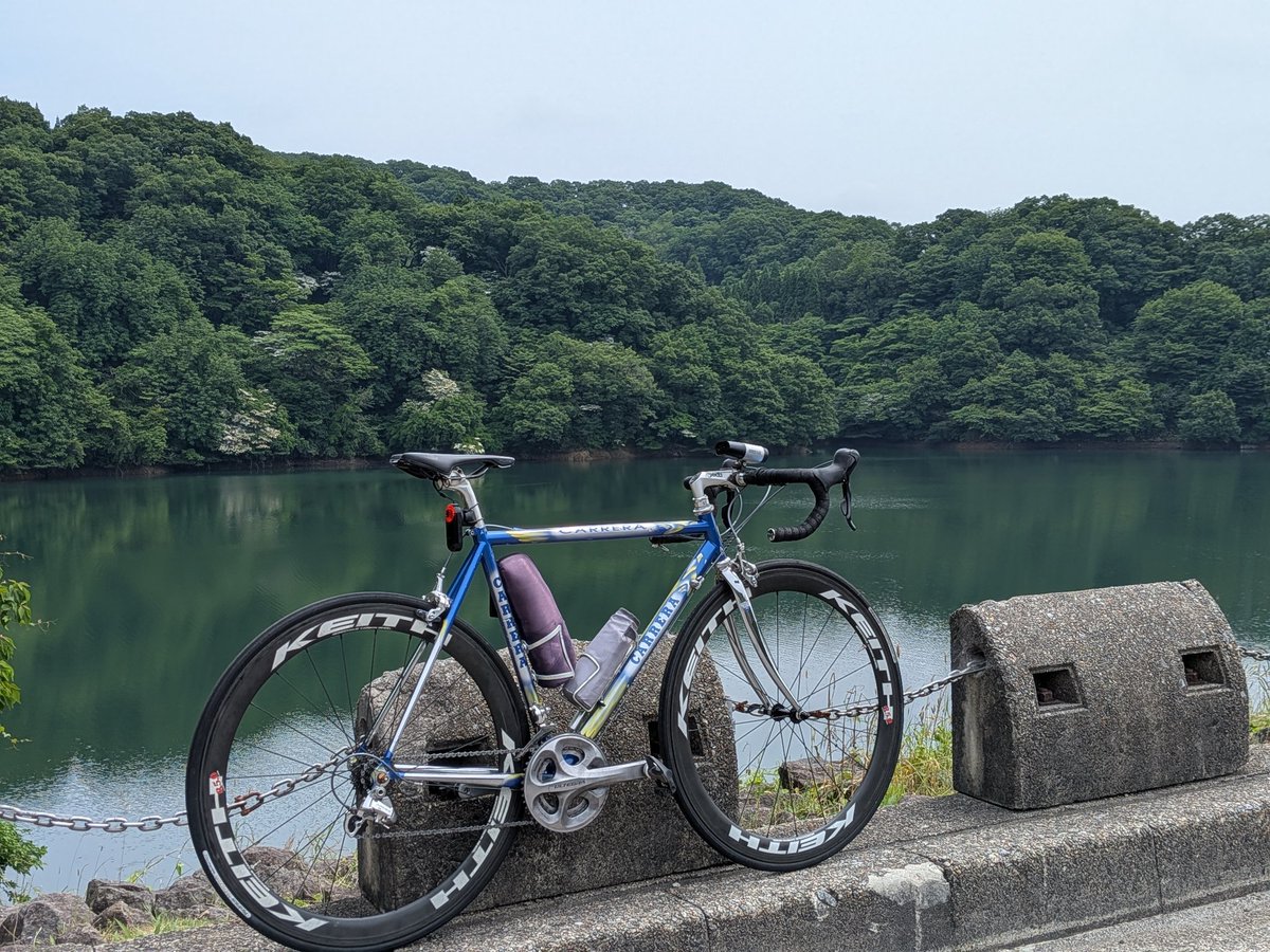 cycmatta's tweet photo. 久しぶりに小矢部の子撫ダムまで。先週の こころ旅で美佐子さんがいらしてたコーヒー牛乳状態の大滝は良い感じで落ちてましたよ。 https://t.co/VSYU5UMgqw