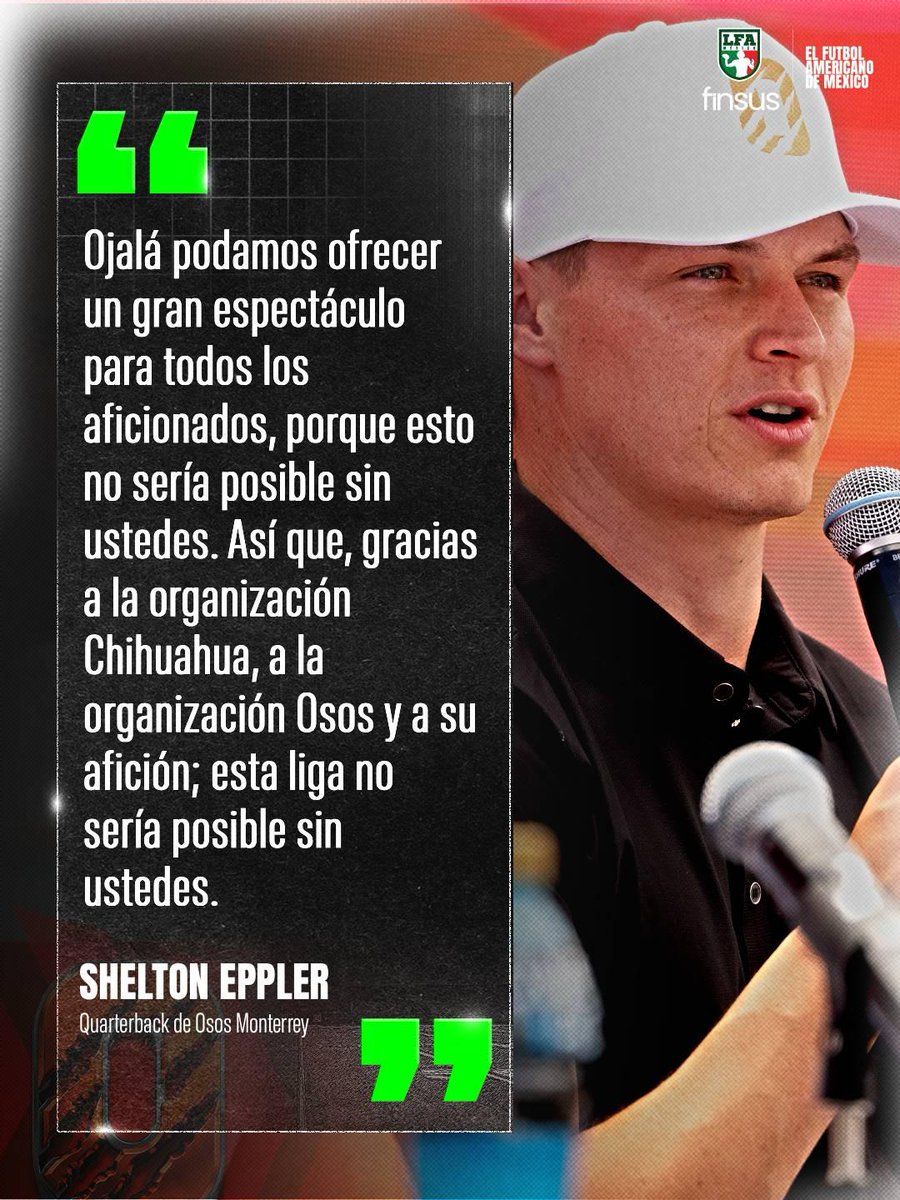 LFA_Mex's tweet photo. Las palabras de los QB's que protagonizarán el IX Tazón México. 🇲🇽🏆🏈

#LFA | @CaudillosLFA | @OsosLFA https://t.co/VWqzlVdfuf