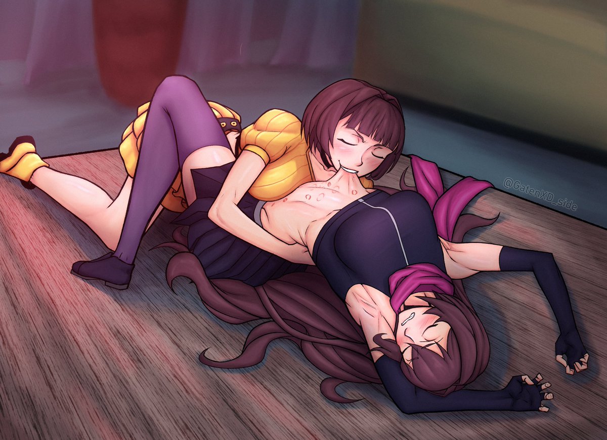 GatenXD_side's tweet photo. Tia having toxic fun with Lia
Commission for @AliceTheLesbo
.
.
.
#yuri #ryona https://t.co/IuZyaZXfN1
