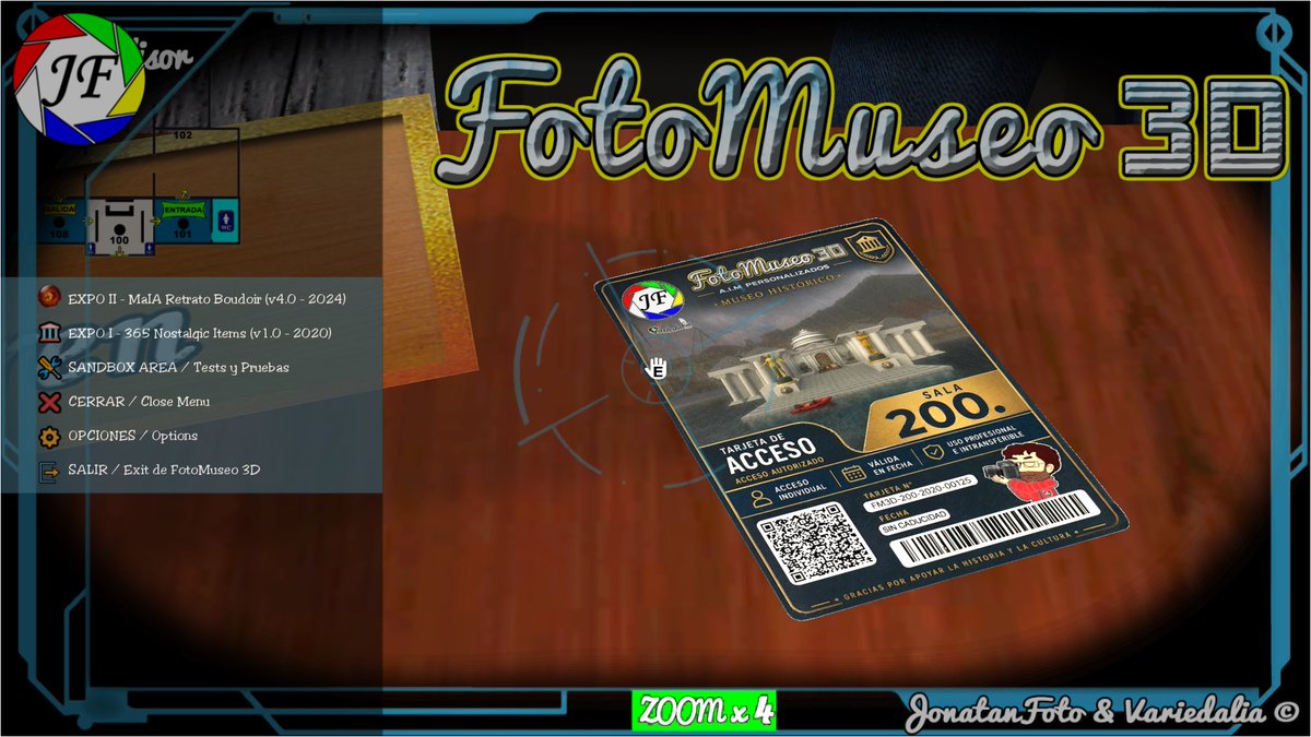 JonatanFoto's tweet photo. Siguen aumentando los contenidos para la Versión 5.0 de FotoMuseo3D en Steam - https://t.co/nXK2RCRark El nivel de Entrada al Museo está al 97% de su finalización, ya que queda… https://t.co/aaQZCmg4TY #tarjetadeacceso #tarjeta #developerdiary #diariodesarrollo #aventura https://t.co/X7PetuvRPS