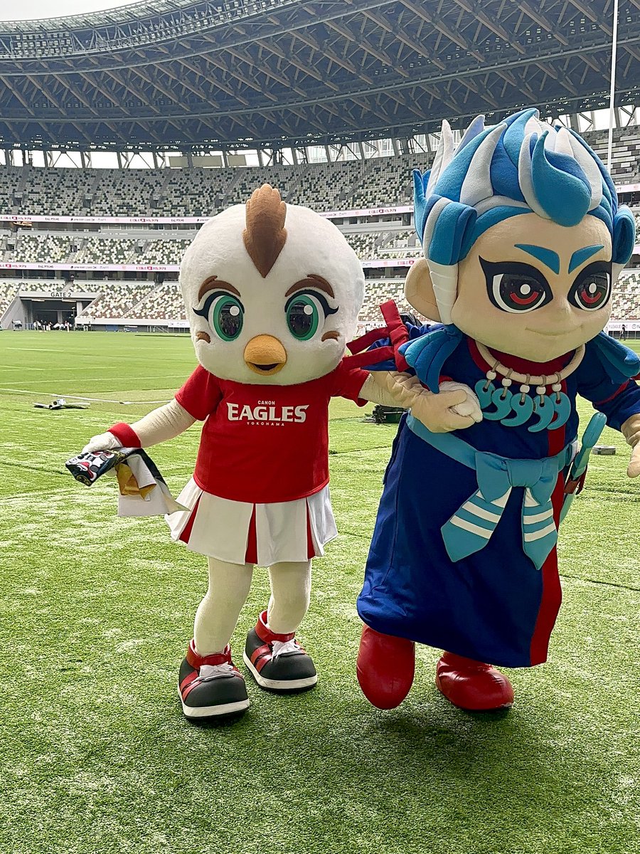 今日は #リーグワンマスコット総選挙 の結果発表📣 MUFGスタジアムに