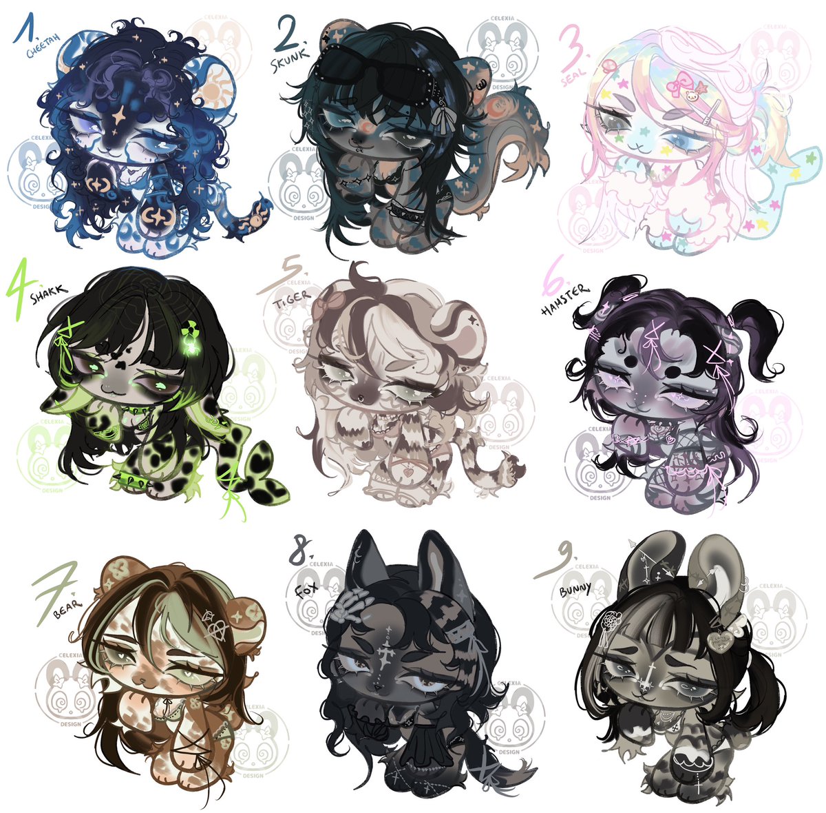 CELEXIA___'s tweet photo. chibi batch adopts!🎀☔️✨
[ info below ] https://t.co/9snQIWNMzf