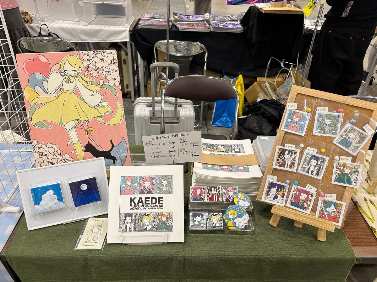 YURUPOP_kawaii's tweet photo. 設営完了しました✌️
東7の僻地でお待ちしております〜👏

#comitia https://t.co/9jJYQfqtga