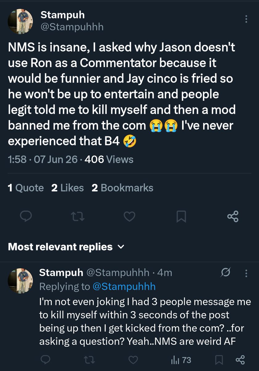 Stampuhhh's tweet photo. Yo Bro, I know this is random but do you have any contacts with stable mods ? I got removed..shit made me so sad, I can't even message Ron or Outlaw because I need premium @Ochemtutorx 🥹🥹 https://t.co/Zo5sm8WJi5