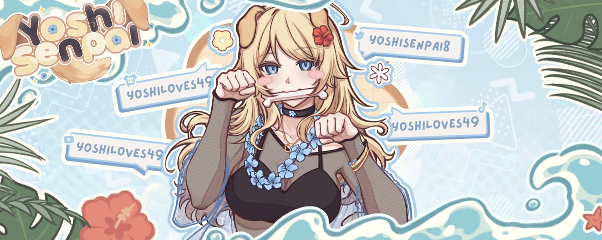 YoshiSenpai8's tweet photo. Finally updated my Twitch and YouTube banners 🥺💛 they turned out so cute! I'm obsessed!! ✨ #sparkult https://t.co/8XSEg1deFz