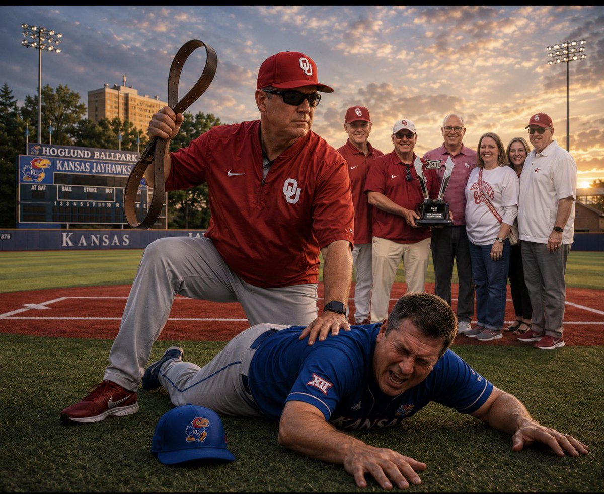 jangoknows's tweet photo. Current situation in Larry, KS ! Straight BELT! Boomer! @OU_Baseball @Eddie_Rado @CoachJohnsonOU @GeorgeStoia #OneMore #chaOUs #whynOtUs https://t.co/b6BXZHjnF3